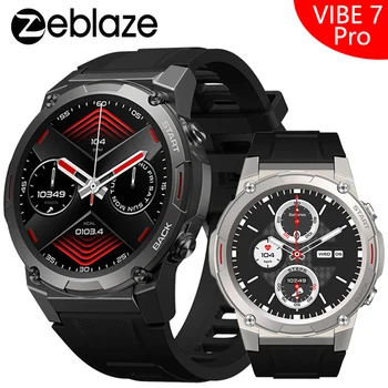 Zeblaze Vibe 7 Pro Смарт-часы 1,43 дюйма HD AMOLED дисплей Hi-Fi Bluetooth Телефонные звонки Умные часы военного класса Toughnes