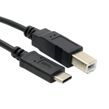 Zihan USB-C USB 3.1 Type C Штекерный разъем к USB 2.0 B тип Штекерный кабель для передачи данных для сотового телефона и ноутбука, принтера и жесткого диска