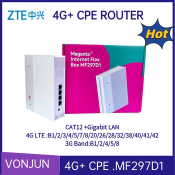 ZTE MF297D1 Маршрутизатор 4G LTE CPE со слотом для SIM-карты Cat12 600 Мбит/с Интернет Flex Box NFC разблокирован