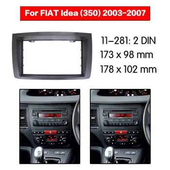 Автомагнитола Облицовка Стерео Приборная панель CD Комплект для установки комплекта для FIAT Idea (350) 2003-2007 11-281