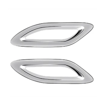  Автомобильная серебристая задняя задняя противотуманная фара Крышка фонаря Отделка для Toyota Alphard 40 Series 2023+ Автомобильные аксессуары