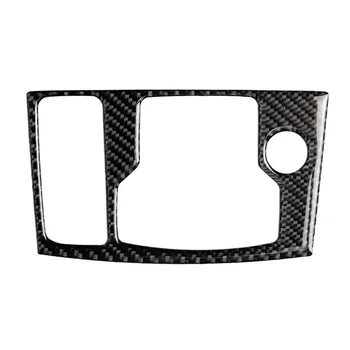 Автомобильные наклейки Крышка мультимедийной кнопки Отделка для MAZDA 3 Axela Аксессуары Прочный автомобильный декоративный привод из углеродного волокна