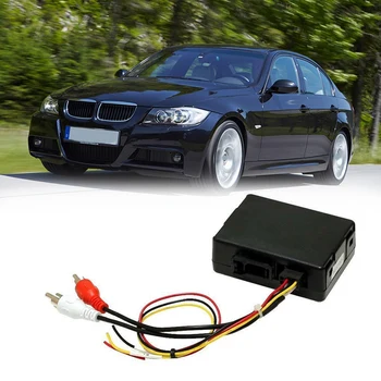 Автомобильный RCA Аудио AUX-вход К MOST Оптический волоконный усилитель Декодер Преобразователь для -BMW X1 1/3/5 серии E90 E91 E87 E70