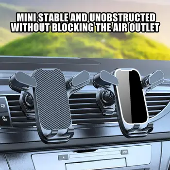 Автомобильный держатель для сотового телефона, установленный на приборной панели, автомобильный вентиляционный зажим, держатель телефона, вращающийся на 360 градусов, противоскользящая подставка для телефона для транспортных средств