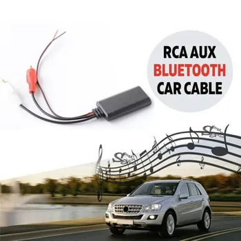 Автомобильный модуль беспроводного приемника Музыкальное радио Стереофонический аудиокабель Адаптер AUX-In для автомобилей с интерфейсом 2RCA