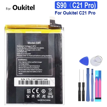 Аккумулятор для мобильного телефона для OUKITEL, S90, 4000mAh, C21 Pro, C21Pro
