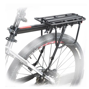 Багажник для велосипеда, багажник из алюминиевого сплава, аксессуары для велосипедов со светоотражающими знаками для безопасной езды