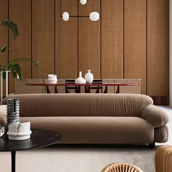 Бар Современный 3-местный диван Столовая Дизайн гостиной Элегантные европейские диваны для гостиной Квартира Muebles Hogar Мебель для дома