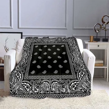 Богемный стиль бохо бандана узор диванные одеяла для кроватей супер мягкое теплое одеяло фланелевое одеяло фланелевое одеяло