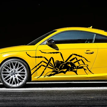 Большой мультяшный паук животное авто наклейка наклейка дверь боковой кузов капот бампер авто автомобиль виниловый декор