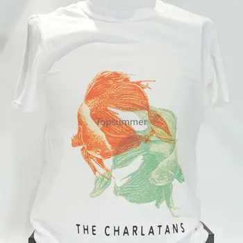 брит-поп рок футболка The Charlatans Stone Roses Verve Happy Mondays S-3Xl