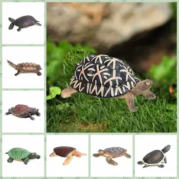 Виниловая симуляция черепахи Реалистичная реалистичная модель рептилии Модель черепахи для аквариума