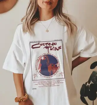 Винтажная футболка Cocteau Twins, футболка Cocteau, рок-мерч