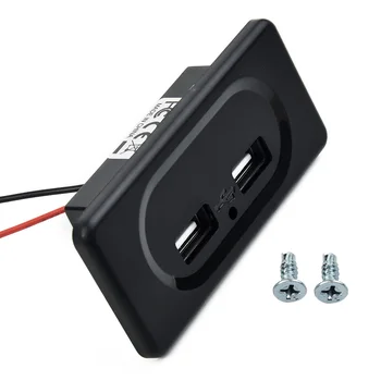  Высококачественная замена Полезное зарядное устройство Розетка Авто Двойные USB-порты для 12 В Автодом Часть UCC-318-2U 2021 3100 мА