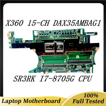 Высококачественная материнская плата DAX35AMBAG1 для материнской платы ноутбука HP Spectre X360 15-CH 15T-CH с процессором SR3RK i7-8705G 100% проверено хорошо