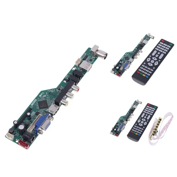 Высококачественный универсальный контроллер ЖК-телевизора T.V53.03 Плата драйвера V53 Аналоговый ТВ ТВ / AV / ПК / HD / USB Материнская плата