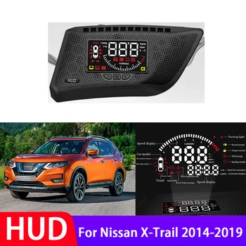 Высококачественный цифровой спидометр HUD для Nissan X-Trail 2014-2019 Driving Sn OBD Data Projector Лобовое стекло