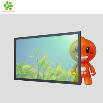  Горячая распродажа размер 21,5-дюймовая гибкая прозрачная ЖК-панель с мультисенсорным экраном для рекламы