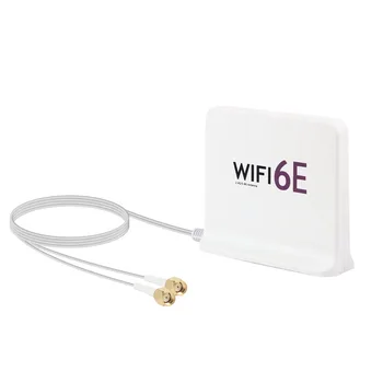 Двухдиапазонная 2.4G 5.8G Всенаправленная антенна WiFi с высоким коэффициентом усиления для ПК Intel AX210/200 NGW Wifi 6E / 6/5 Адаптер Маршрутизатор