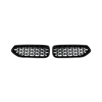 Для BMW Z4 G29 2019-2022 Автомобильные алмазные решетки Передняя решетка почки Хромированная сетчатая решетка Автомобильные аксессуары
