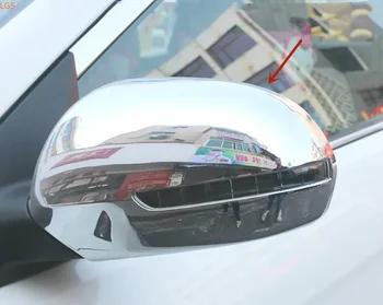Для Kia K2 2011-2015 Высококачественный ABS Хром Крышка зеркала заднего вида Защита от истирания Украшение автомобильных аксессуаров Q