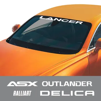 Для Mitsubishi Lancer EX ASX Delica Ralliart Outlander Colt Eclipse Авто Переднее Заднее Ветровое Стекло Наклейки Авто Стайлинг Аксессуары