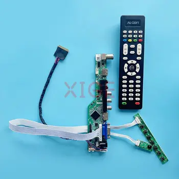 Для N173HGE B173HW01 B173HW02 ЖК-контроллера Плата драйвера 40-контактный комплект LVDS Аналоговый телевизор 1920 * 1080 Экран ноутбука 17,3 дюйма VGA + HDMI + AV + USB