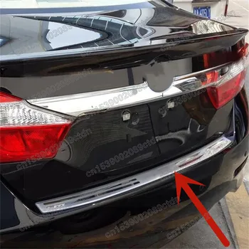 Для Toyota Camry 2012-2015 2016 2017 2018 2019 2020 2021 Защита заднего бампера Порог багажника Крышка протектора Отделка Стайлинг автомобиля