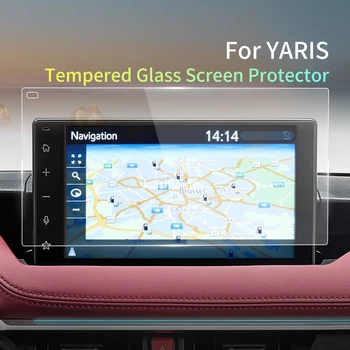 Для TOYOTA YARis 2023 Защитная пленка из закаленного стекла Защитная пленка Carplay Panel Медиа Видео Аксессуары для интерьера автомобиля