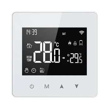  для Tuya WiFi Термостат Вода Газ Котел Температура Пульт дистанционного управления Сенсорная кнопка Питание от батареи Для умного дома