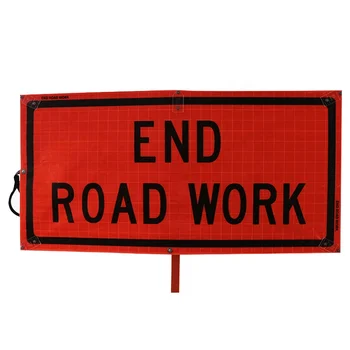 Дорожные знаки Складной Светоотражающий Контроль Дороги Гибкий Стенд Дорожного Знака Свернутый Знак Конец Дорожные Работы