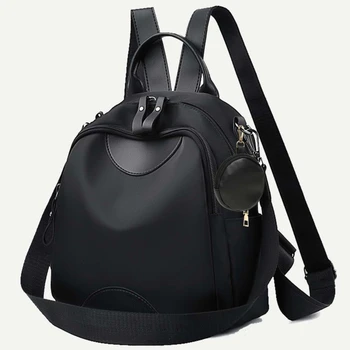 Женская мода Оксфорд Тканевой рюкзак Классический многофункциональный повседневный дорожный рюкзак большой емкости Сумка для покупок