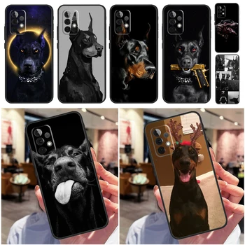 Животное Доберман Собака Фунда Для Samsung Galaxy A54 A34 A14 A13 A23 A33 A53 A73 A12 A22 A32 A52 A51 A71 Чехол