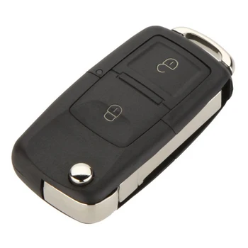  Замена 2 кнопки Бесключевой доступ Дистанционный Флип Складной автомобильный брелок Корпус и панель кнопок Совместим с VW Volkswagen Golf