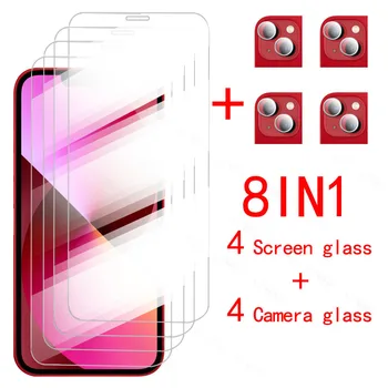 Защитное стекло включено Для iPhone 13 11 12 Pro Max Задняя камера Lnes Пленка из закаленного стекла iPhone 13 Mini Защитная пленка для экрана с изогнутым краем