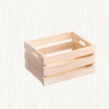 Игрушечные офисные ящики для хранения Деревянные ящики Незаконченный бамбуковый настольный контейнер