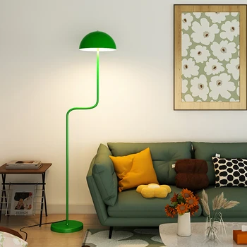 Изумрудно-зеленая фасоль росток лампа торшер интернет знаменитость гостиная спальня диван украшение средневековый древний креатив