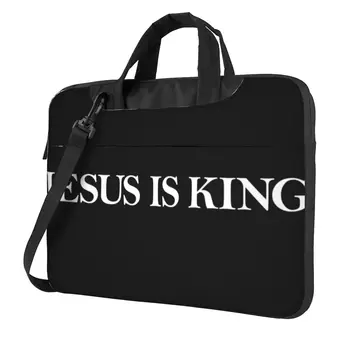Иисус - Царь Сумка для ноутбука Христианская вера Вдохновляющий водонепроницаемый портфель Сумка 13 14 15 Бизнес Для Macbook Pro Компьютерная сумка