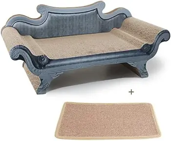 Когтеточка Cat Диван-кровать - Когтеточка из гофрированного картона Роскошная когтеточка Мебельный протектор с текстурированным Cat Scr
