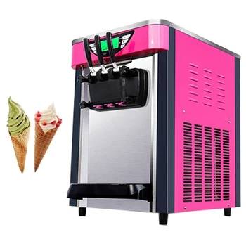  Коммерческая машина для мягкого мороженого для машины для изготовления сладких рожков ЖК-панель Киоск Мороженица