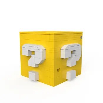 Коробка с вопросительным знаком Коробка для расшифровки Модель 338 деталей Строительный набор MOC Build