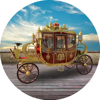 Королевская конная карета на продажу Конная повозка Роскошная свадебная карета на конной тяге Специальный транспорт