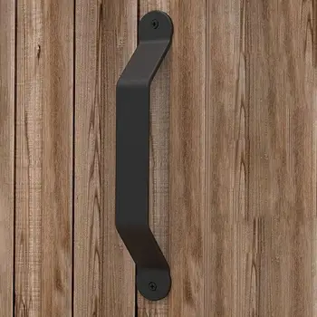  коррозионностойкий для домашней дверной ручки Поверхность полировки фурнитуры Черная углеродистая сталь Ручка Мебель для раздвижных дверей