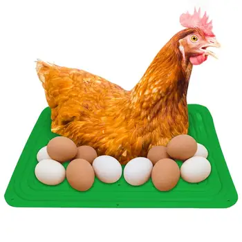  Куриные гнездовые подушечки Силиконовый моющийся коврик для куриного гнезда Противоскользящий скворечник для курицы Вкладыши для кладки яиц Товары для птицы
