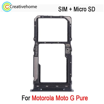 Лоток для SIM-карты + лоток для карты Micro SD для Motorola Moto G Pure