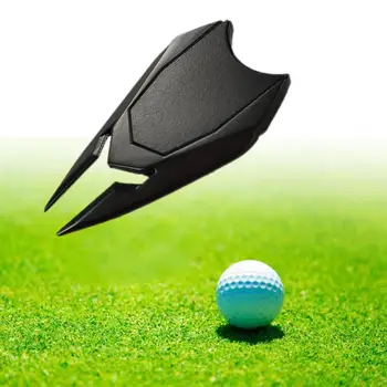  Маркер мяча для гольфа Инструмент для ремонта Divot из цинкового сплава Аксессуар для гольфа Деликатный стандартный многоцелевой зеленый вилка для гольфа