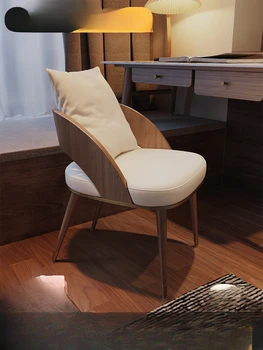 Мастер минимализма Итальянское односпальное кресло для отдыха из массива дерева домашний минималистичный современный дизайнерский диван из ореха