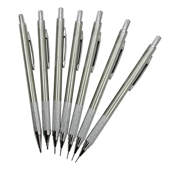 Механический карандаш Автоматическая покраска металла с грифелями для написания рисунка 0,3 / 0,5 / 0,7 / 0,9 / 1,3 / 2,0 / 3,0 мм