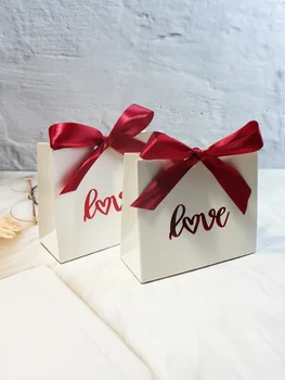 Мини-розовый подарочный пакет для Дня святого Валентина или свадебных вечеринок, коробка конфет, шоколад Ferrero Rocher и многое другое