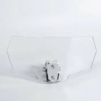 Мотоцикл Универсальный зажим на прозрачном лобовом стекле Удлинитель ветрового стекла Спойлер Дефлектор для Honda BMW Yamaha Suzuki